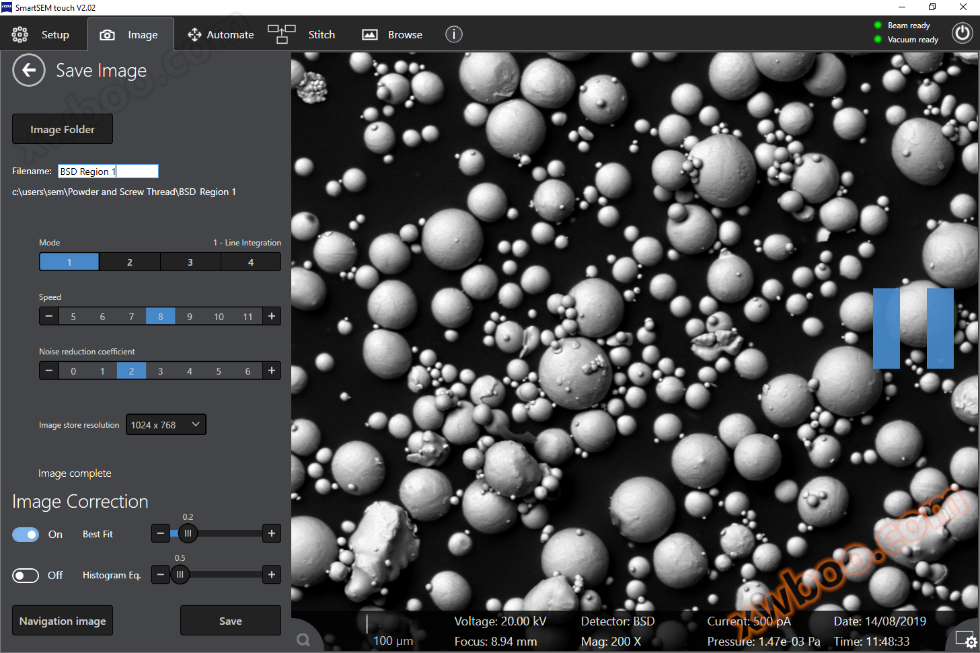 SmartSEM Touch SmartSEM Touch