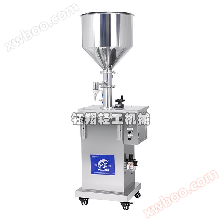 Cosmetics cream filling machine, pneumatic quantitative filling machine, semi-automatic precision filling machine