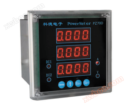 Třífázový programovatelný číselný displej série PZ70D