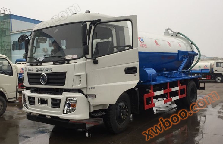 Dongfeng 153 sewage suction truck