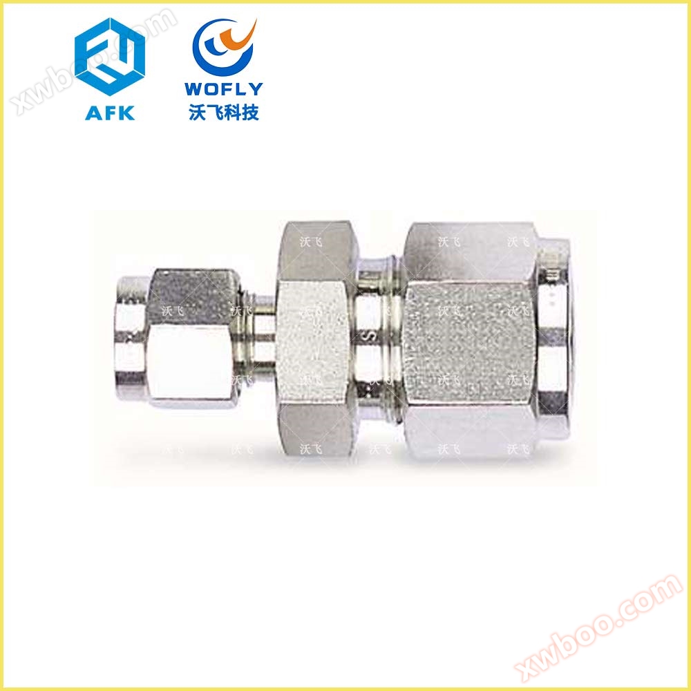 RU stainless steel card sleeve variable diameter straight connector