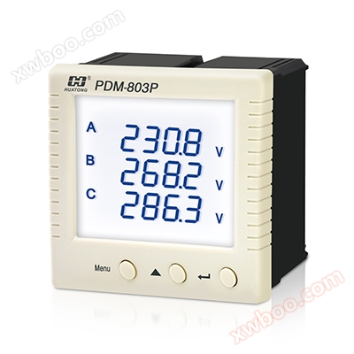 Medidor de potencia inteligente de tres fases tipo f96 / PDM - 803p